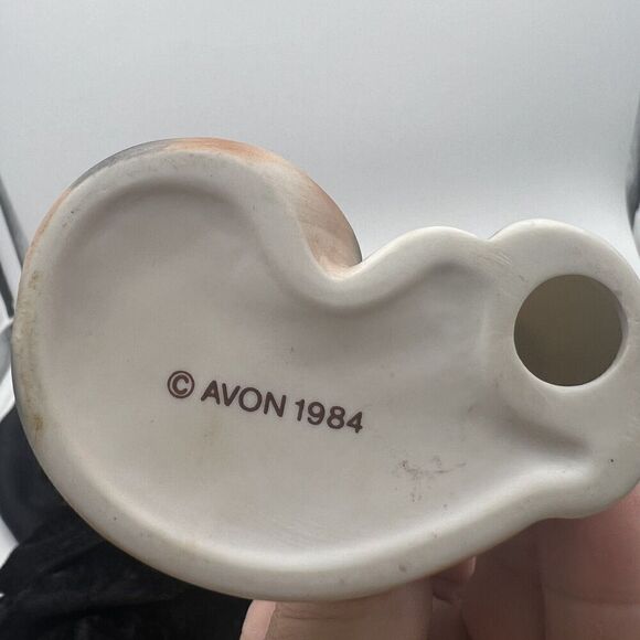 Vintage Avon Calico Cat Kitty Figurine 1984 Porcelain 2.75" Multicolor - Picture 7 of 10